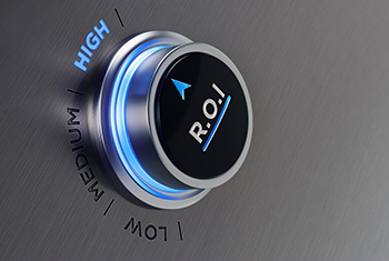 image of ROI dial set to high