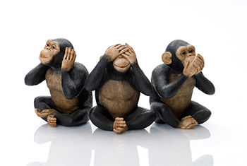 image of 3 monkeys see hear speak no evil